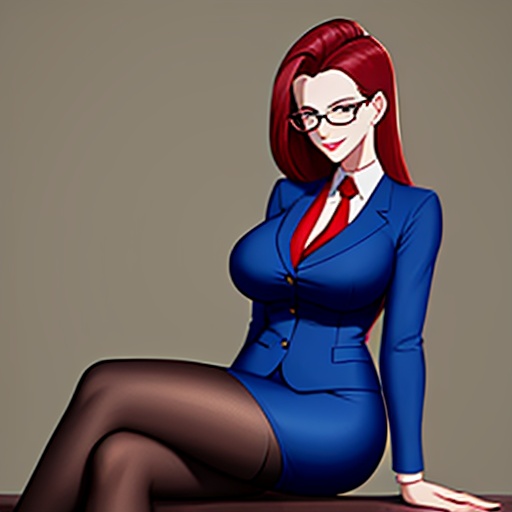 bdsm secretary attendant hentai xxx flight  90s glasses