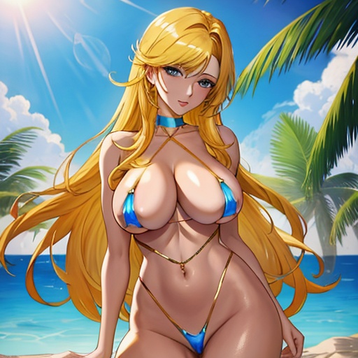 cleavage hentai microkini  oasis