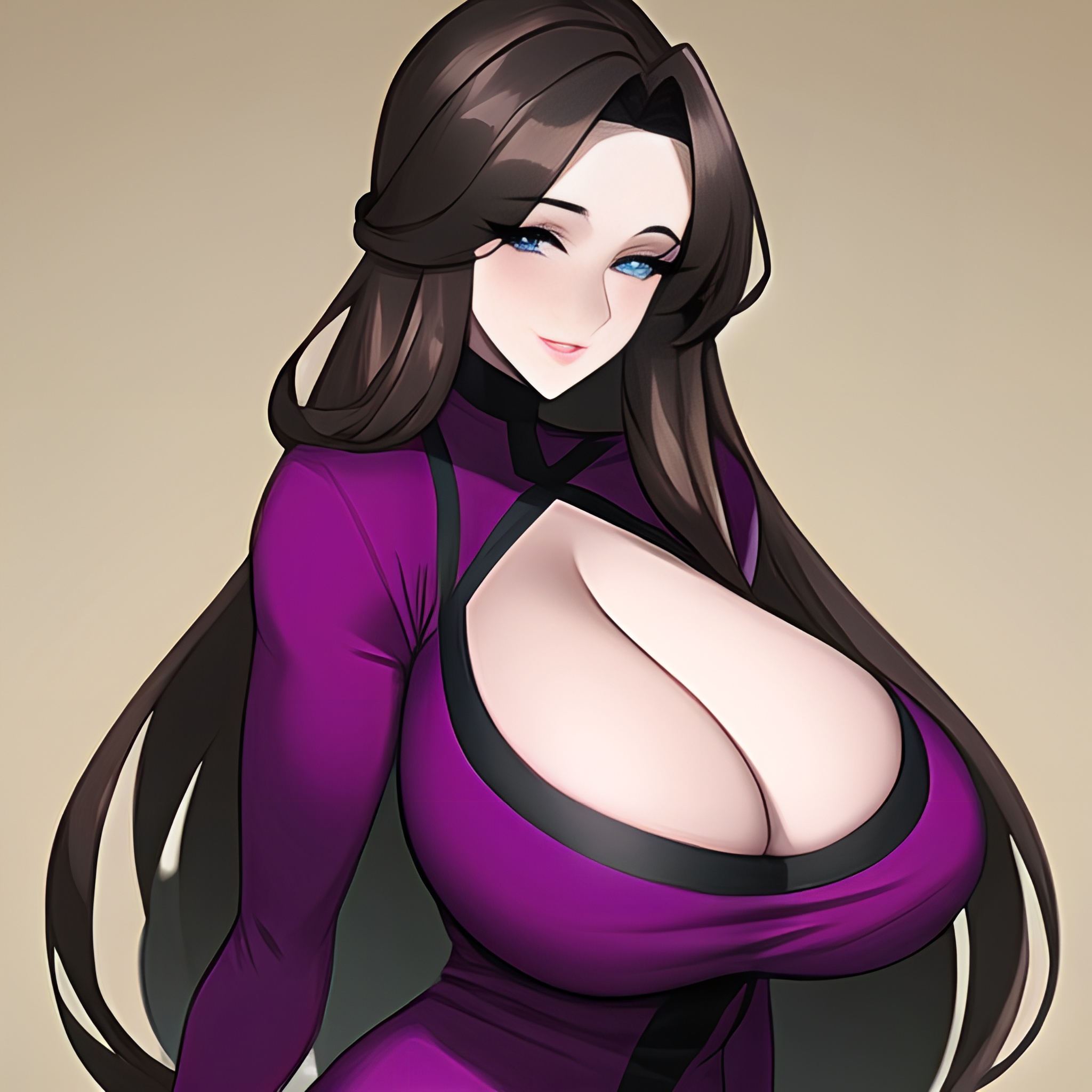 front view huge boobs cleavage woman pubic hair nude 