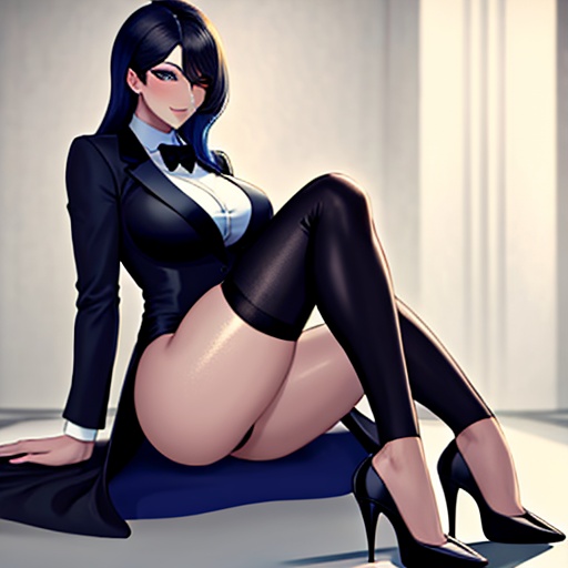heels hentai  futanari fairer skin suit high