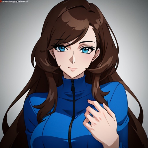 hentai  jumpsuit brunette