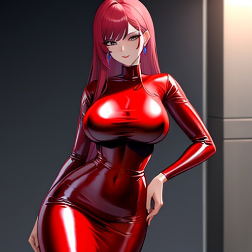 hentai  latex shirt dress firefighter