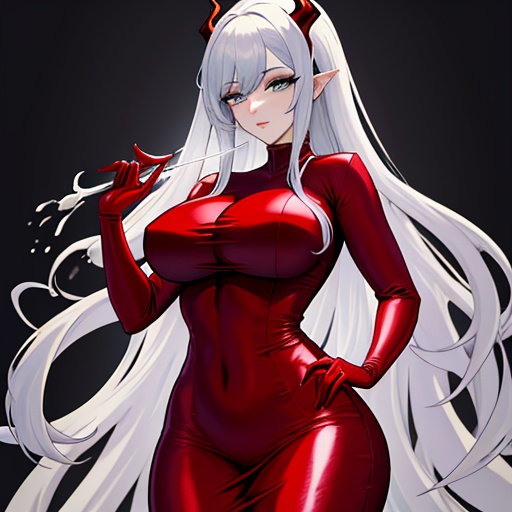 hentai  xxx onesie front devil intricate dress view