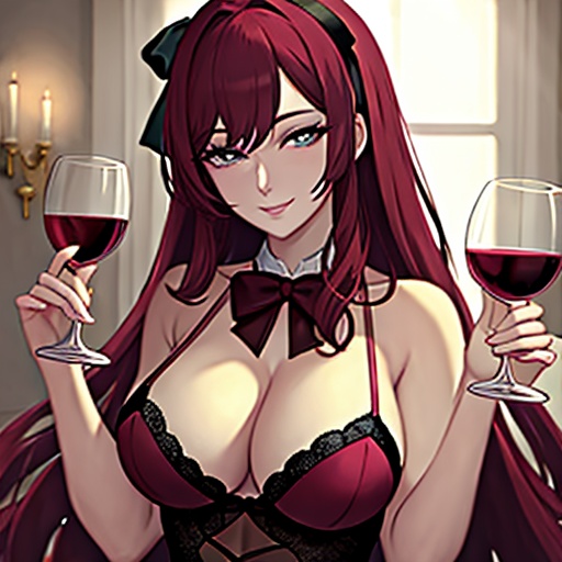 lingerie hentai party wine bow  skin tie fairer