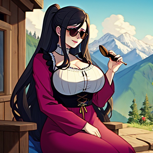 mountains fat  sunglasses hentai dirndl bathrobe