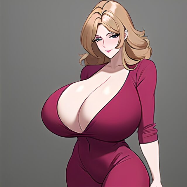 nude pubic hair huge boobs woman front view cleavage
