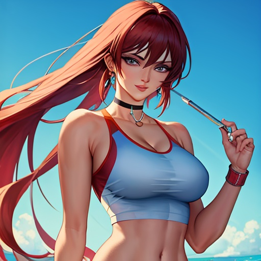  volleyball choker hentai beach