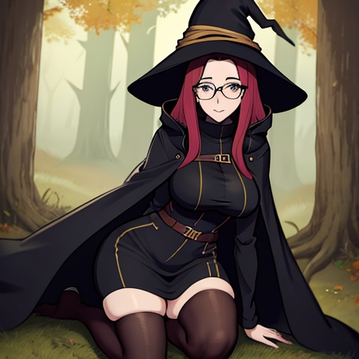 xxx hentai socks witch  busty glasses high parka