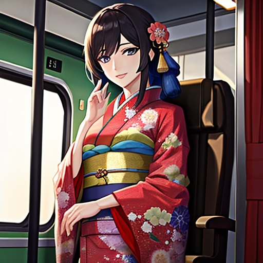  xxx kimono hentai train