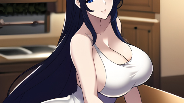 A Long-Haired Siren in the Kitchen