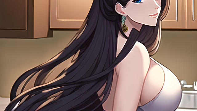 A Long-Haired Siren in the Kitchen