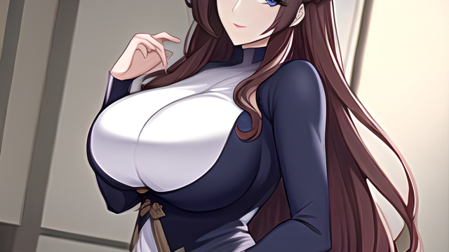 A Long-Haired Temptress in the Kitchen