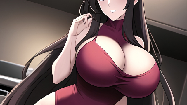 A Long-Haired Temptress in the Kitchen