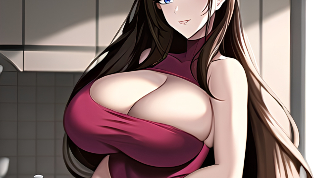 A Passionate Encounter in the Kitchen