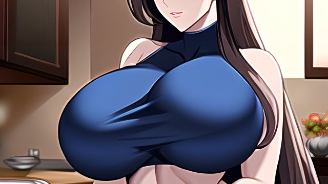 A Passionate Encounter in the Kitchen