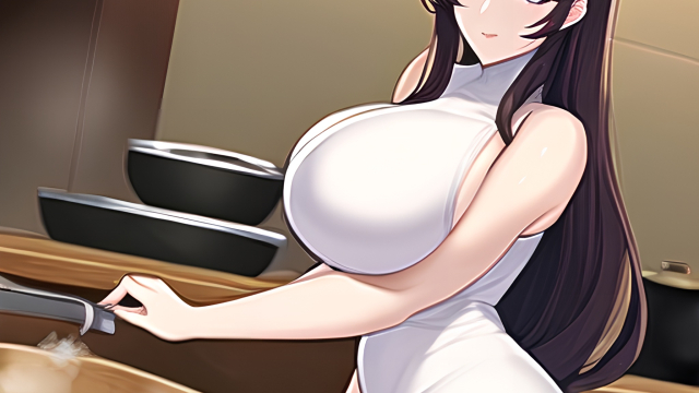 A Passionate Encounter in the Kitchen