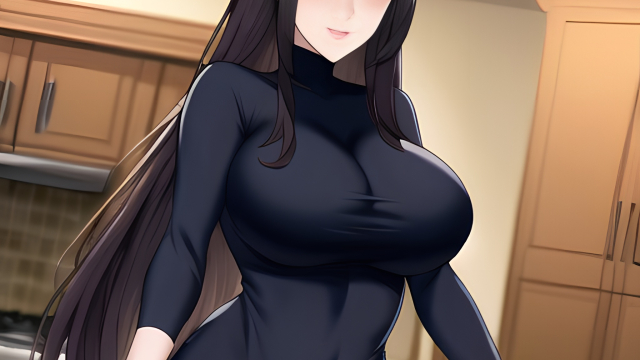 A Passionate Encounter in the Kitchen