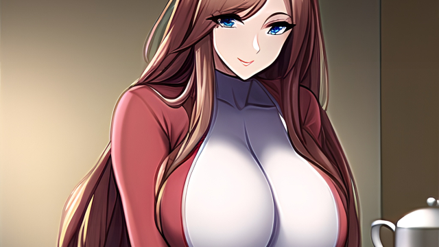 A Passionate Encounter in the Kitchen