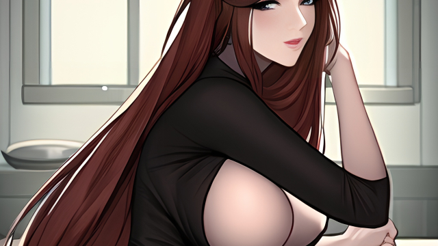 A Passionate Encounter in the Kitchen