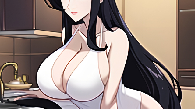 A Passionate Encounter in the Kitchen