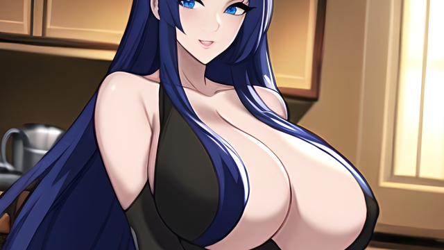 A Passionate Encounter in the Kitchen