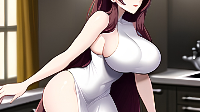 A Passionate Encounter in the Kitchen