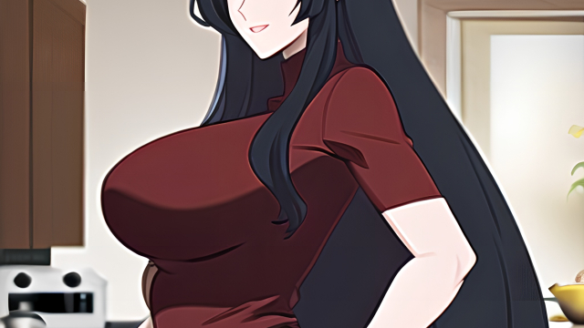 A Passionate Encounter in the Kitchen