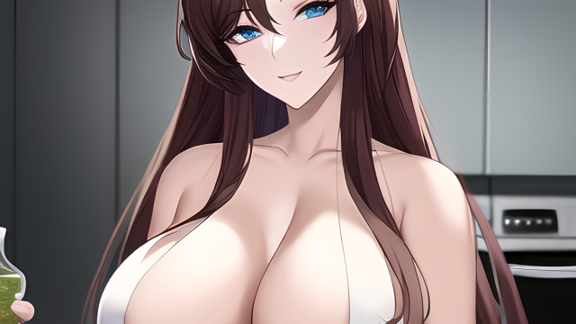 A Passionate Encounter in the Kitchen