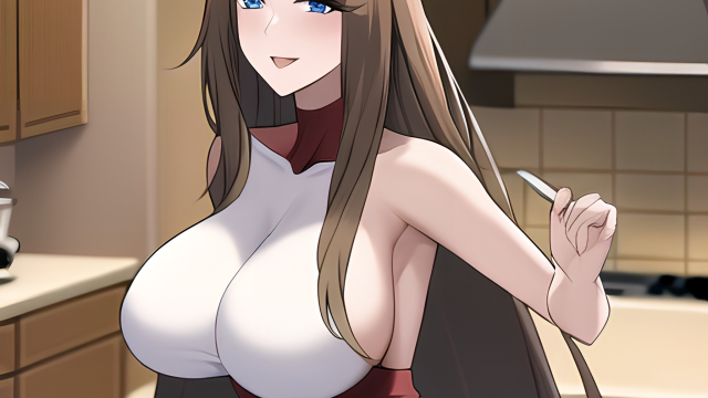 A Passionate Encounter in the Kitchen