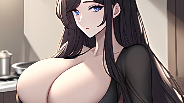 A Passionate Encounter in the Kitchen