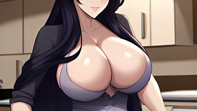 A Passionate Encounter in the Kitchen