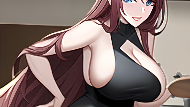 A Passionate Encounter in the Kitchen