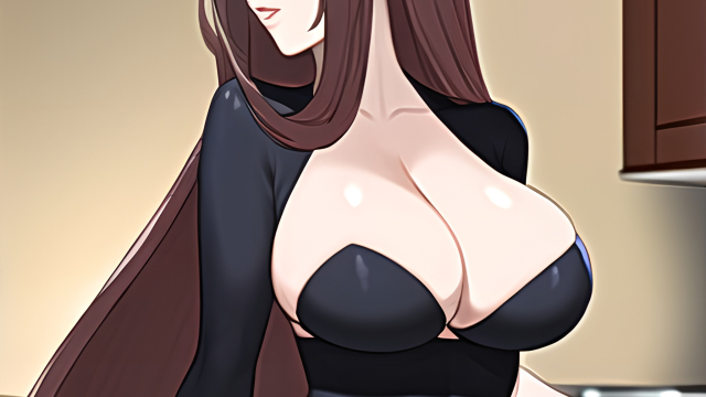 A Passionate Encounter in the Kitchen