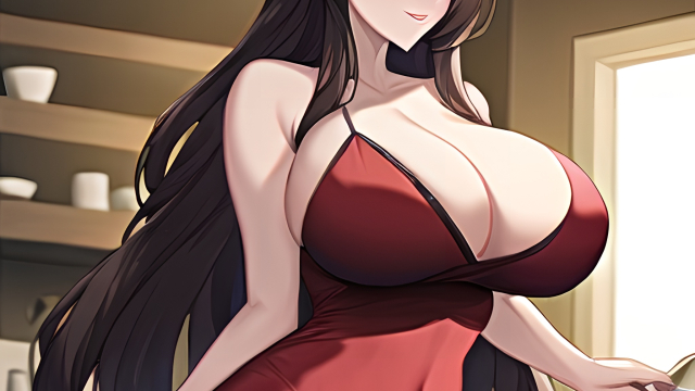 A Passionate Encounter in the Kitchen