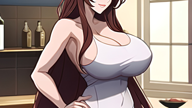 A Passionate Encounter in the Kitchen