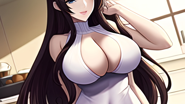 A Passionate Encounter in the Kitchen