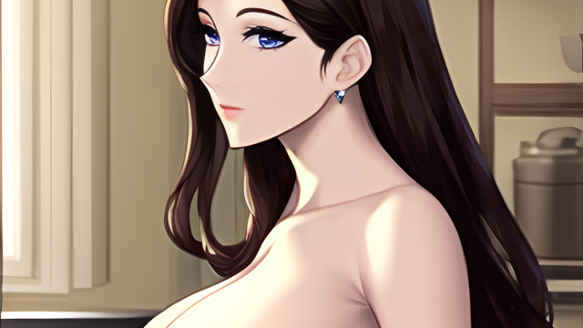 A Passionate Encounter in the Kitchen