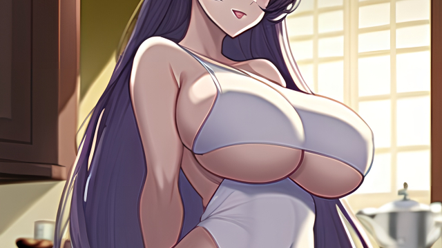 A Passionate Encounter in the Kitchen