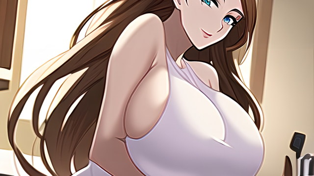 A Passionate Encounter in the Kitchen