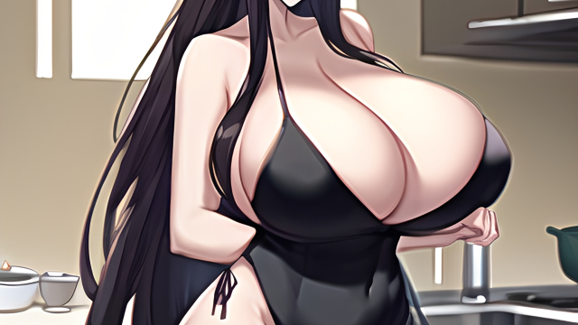 A Passionate Encounter in the Kitchen