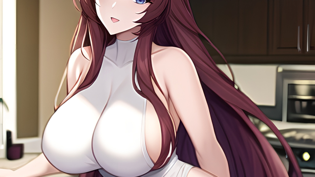 A Passionate Encounter in the Kitchen