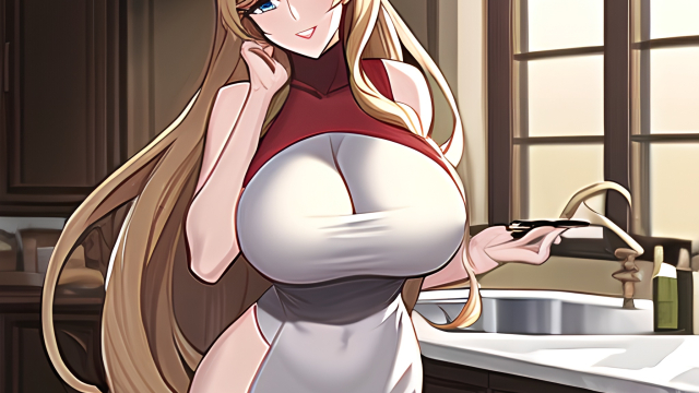 A Passionate Encounter in the Kitchen