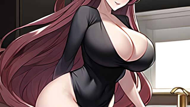 A Passionate Encounter in the Kitchen