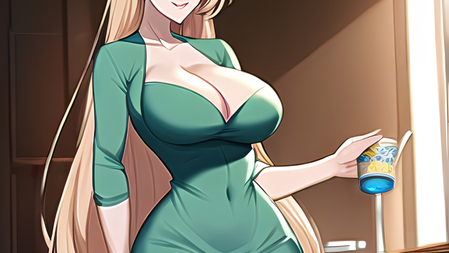 A Passionate Encounter in the Kitchen