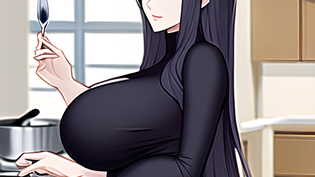 A Passionate Encounter in the Kitchen