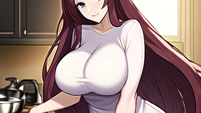 A Passionate Encounter in the Kitchen