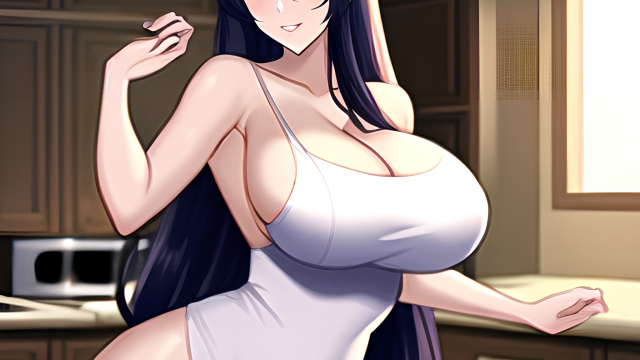 A Passionate Encounter in the Kitchen