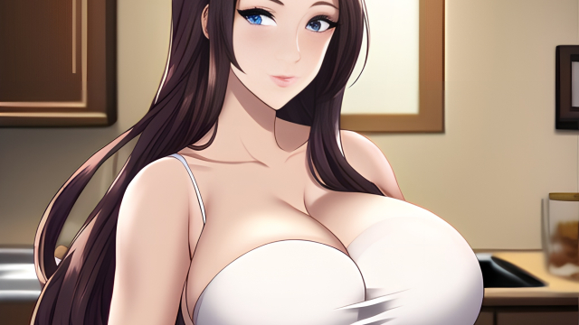 A Passionate Encounter in the Kitchen