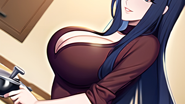 A Passionate Encounter in the Kitchen