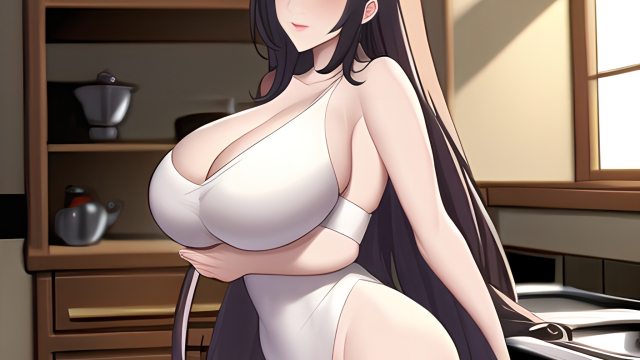 A Passionate Encounter in the Kitchen